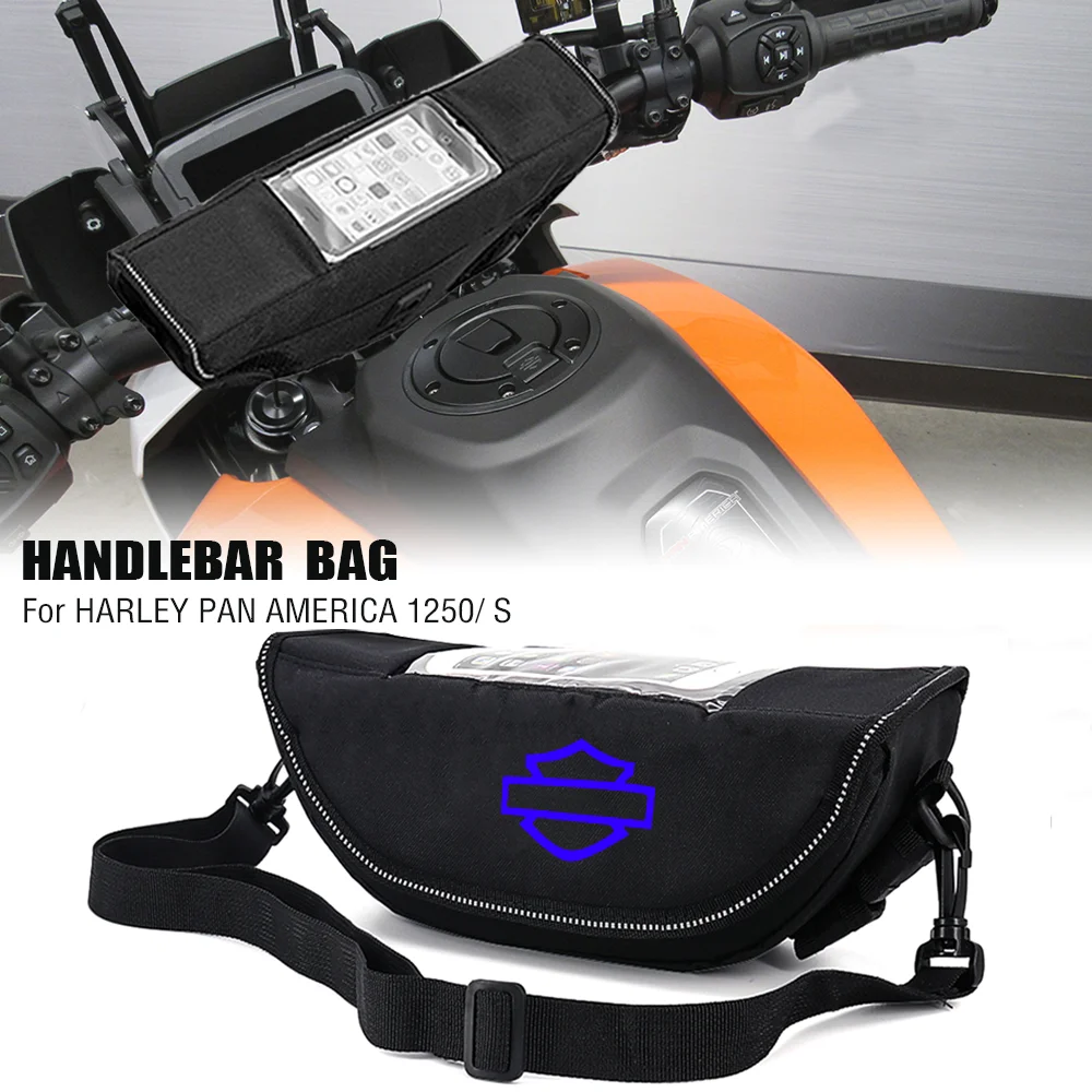 

For HARLEY PAN AMERICA 1250 S PA 1250S PA1250 2020 2021 Motorcycle Waterproof and Dustproof Handlebar Storage Bag