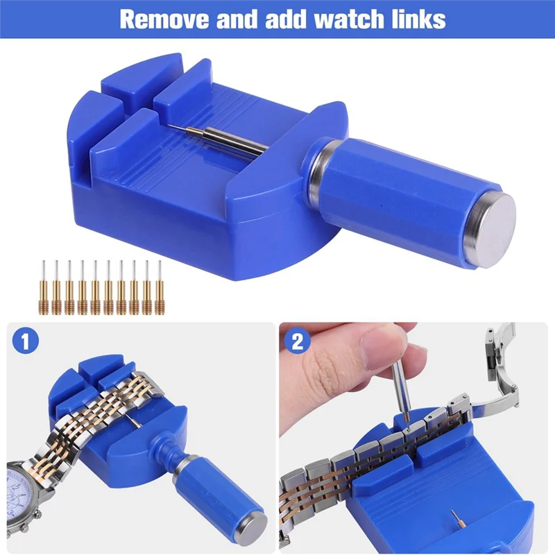 

Y51A-Watch Link Removal Tool Kit, Watch Band Sizing Tool Kit For Watch Bracelet Adjustment, Watch Pin Removal Tool Easy Install