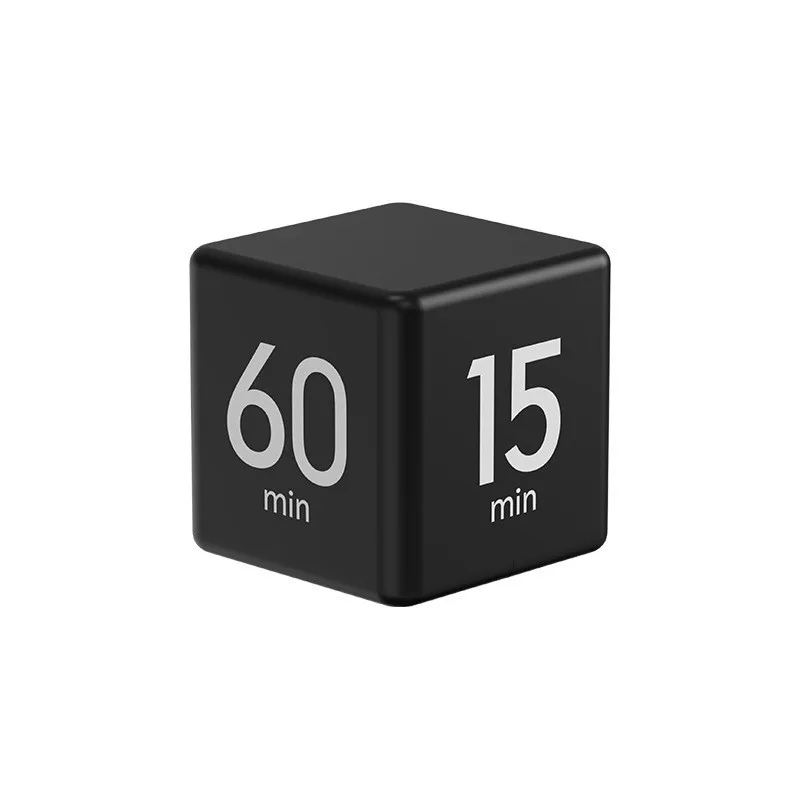 Productivity Cube Timer Gravity Sensor Flipping LED Display Dual Modes Countdown Cooking Study Mini Digital Timer 4 Preset Time image 6