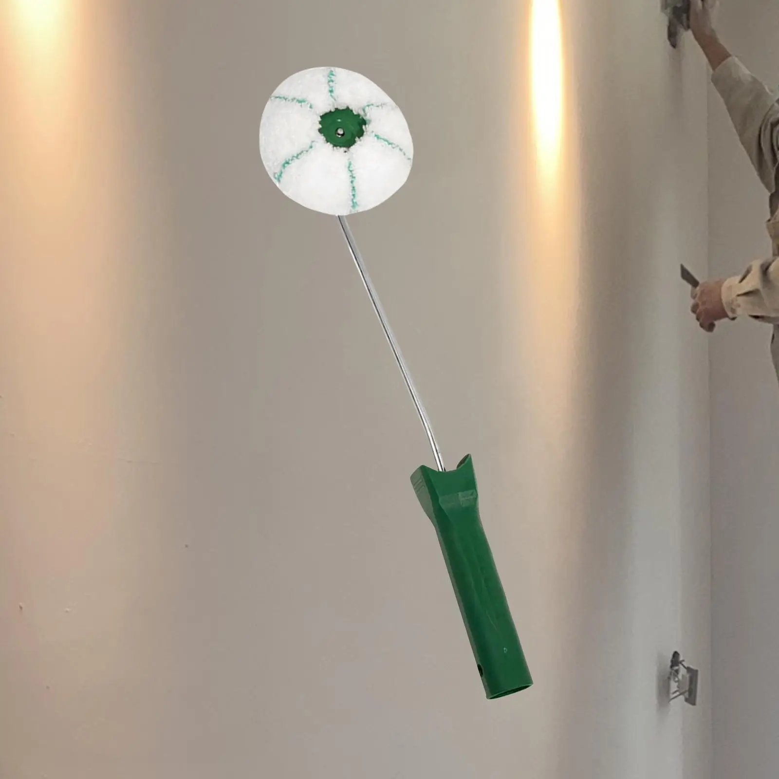 코너 페인트 롤러 DIY 홈 장식을위한 경량 실용 재사용 가능한 인체 공학적 핸들 사무실 베이스 보드 코너 트리밍