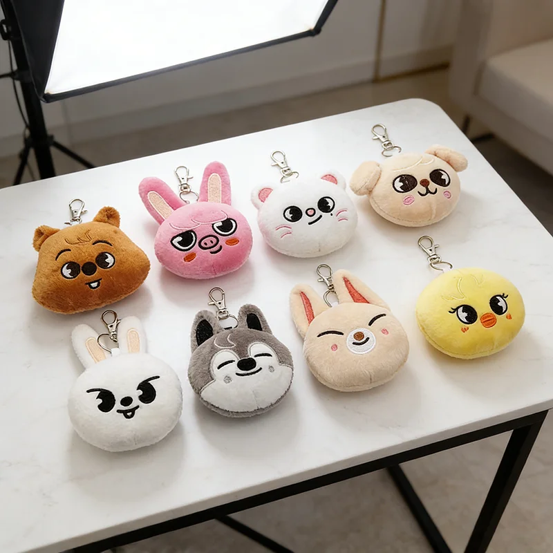 New SKZOO Plush Stray Children's Pendant Doll Plush Toy Doll Keychain Couple Gift Christmas Birthday Gift Children's Plush Toy