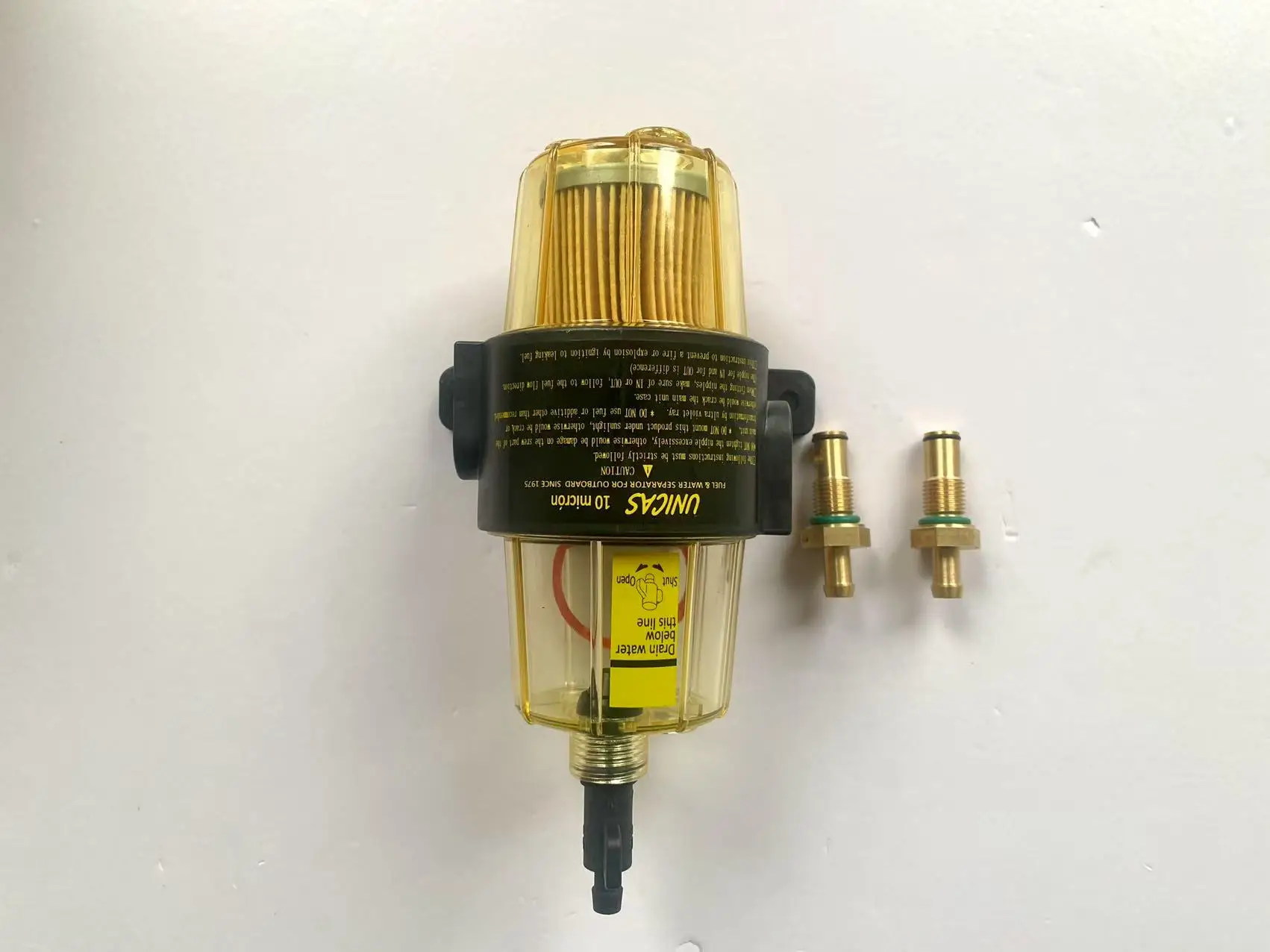 

UF-10K Fuel Filter Water Separator Assembly Clear Bowl All Outboard Motors Fuel Tank Yacht Boat Diesel Gasoline Engine Assembly