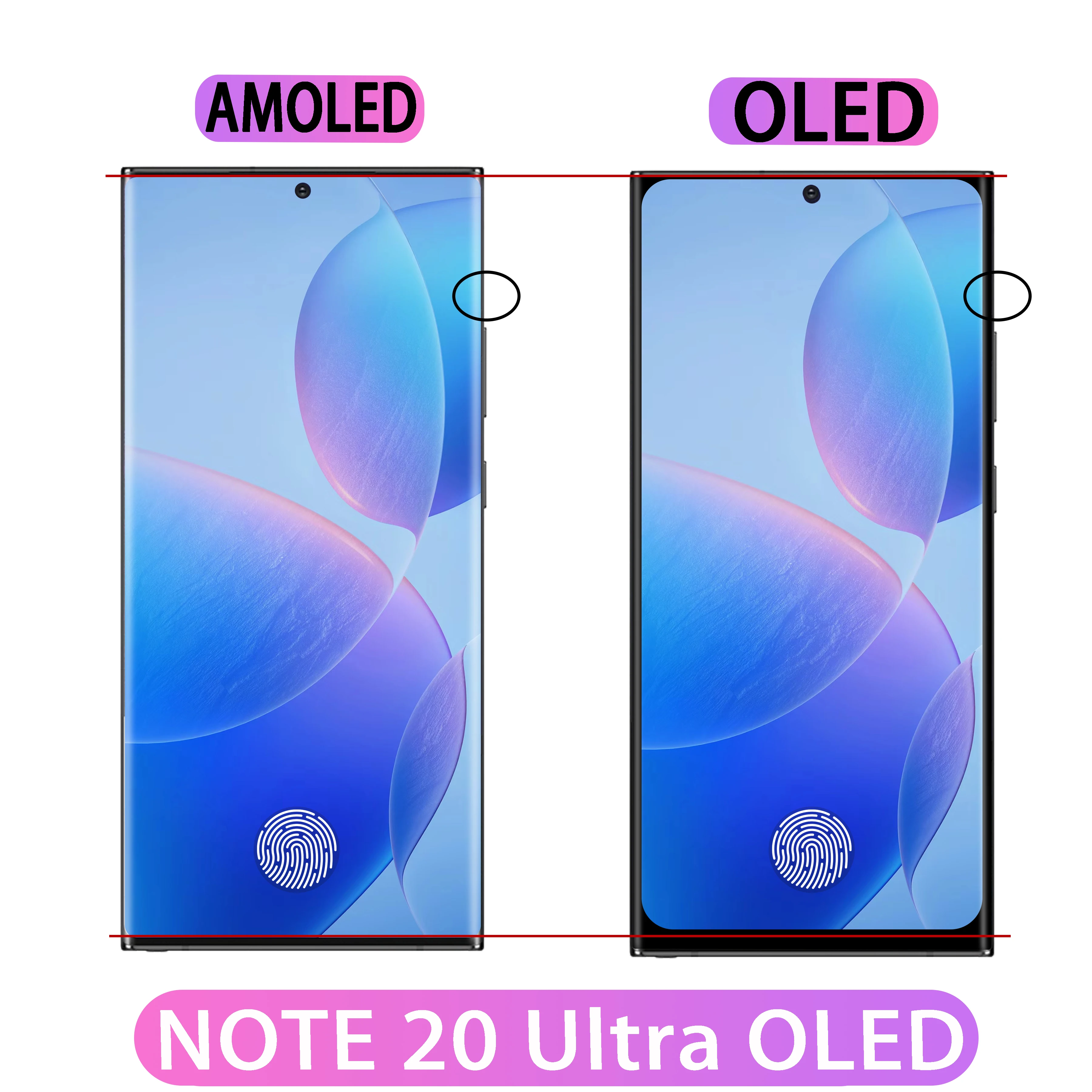 Supernew Oled Voor Note20 Ultra Lcd Voor Samsung Galaxy Note 20 Ultra Touch Screen N985 N986u N986b Scherm Vervanging, Met Frame