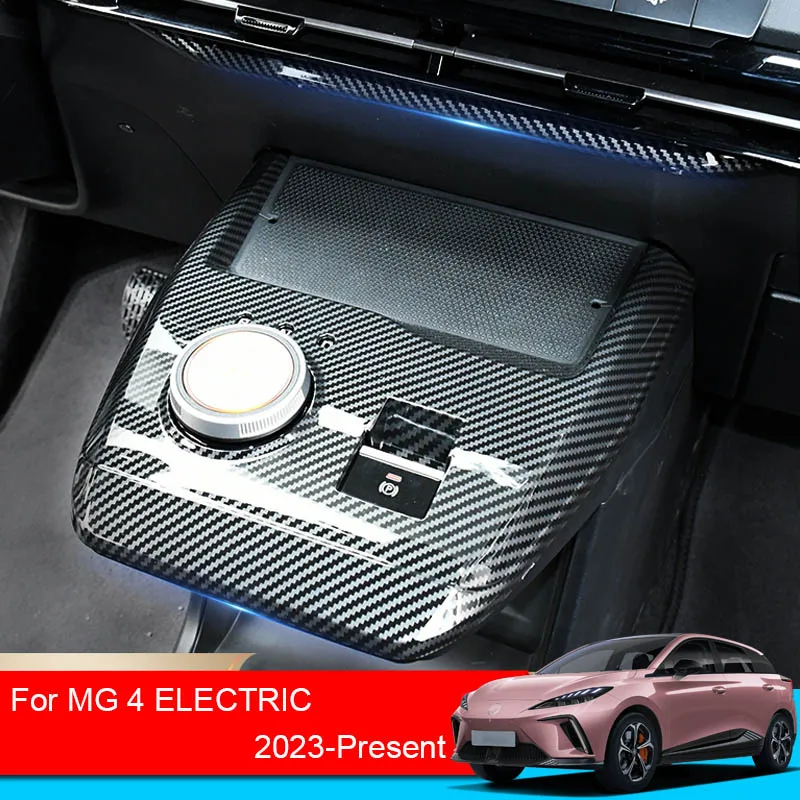 ABS Car Sticker For MG 4 Electric Mulan 2023-2025 LHD Windows Contol Inner Door Gear Panel Protective Film Interior Accessory