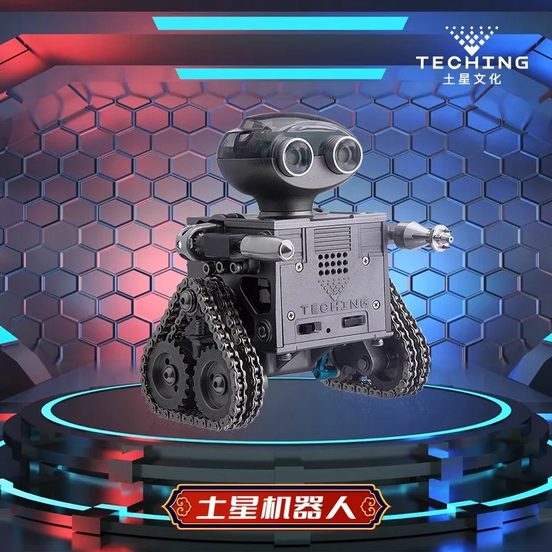 

Remote control with audio intelligent voice robot 3d three-dimensional metal puzzle mechanical assembly building block ornaments