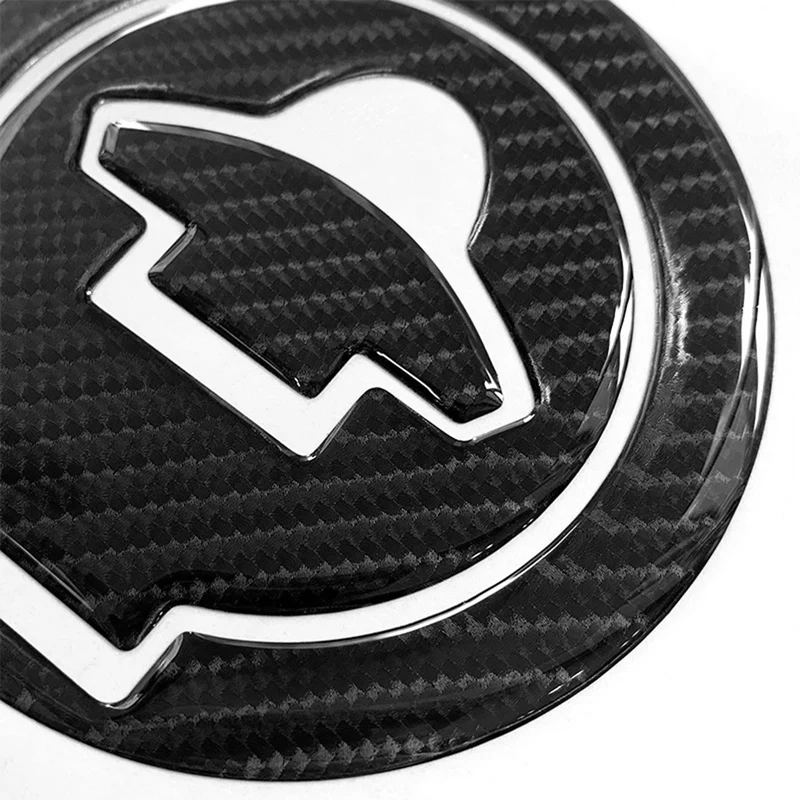 3X Motorcycle Carbon Fiber Fuel Tank Cover Sticker Decal For YAMAHA YZF-R3 R25 R15 MT-03 Gas Cap Protection Sticker