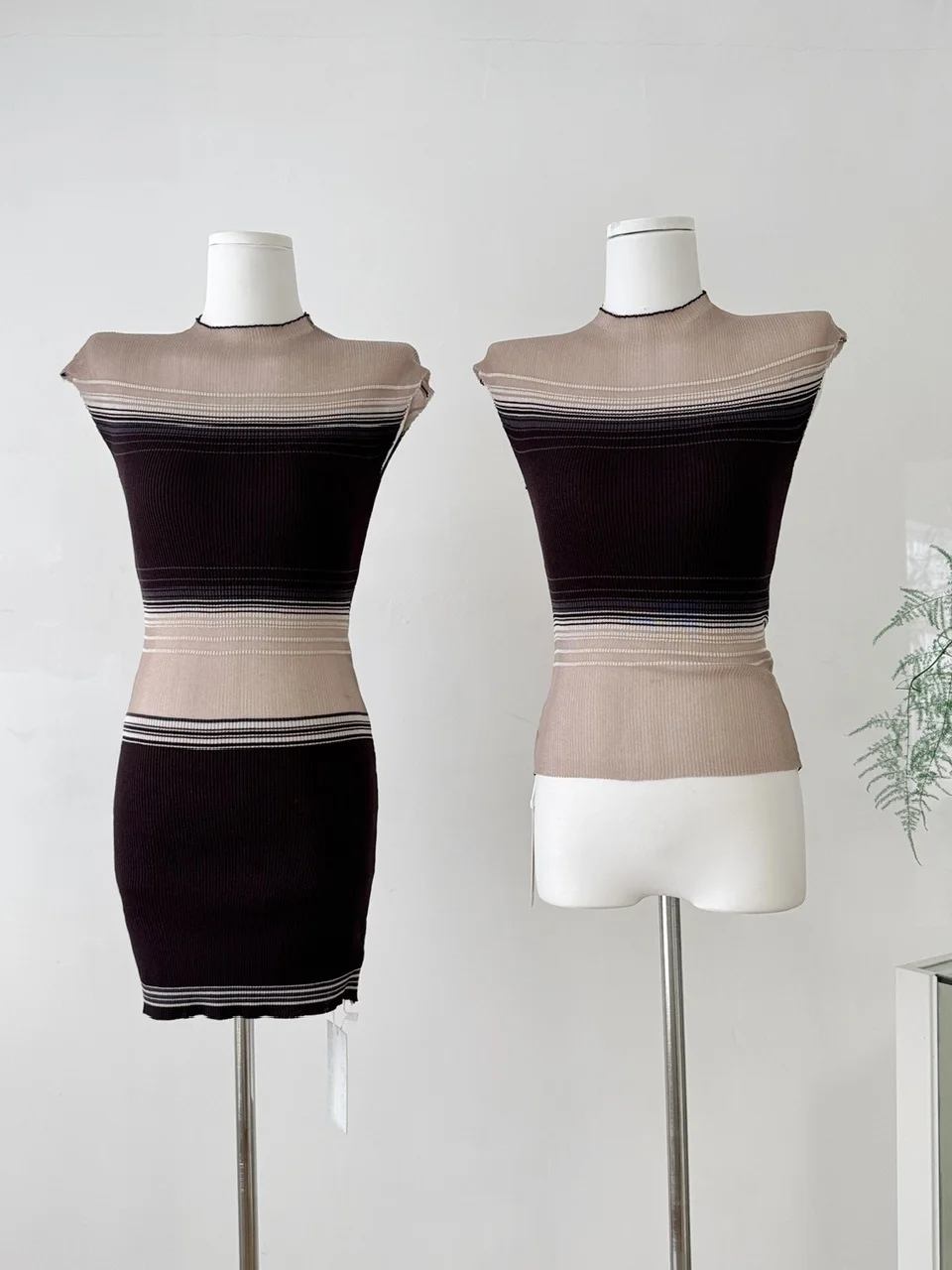 Hoge elastische kleur Blo gebreide Me Sve Dr dames zomer slim fit en rok hoge taille Koreaanse Sle woon-werkverkeer