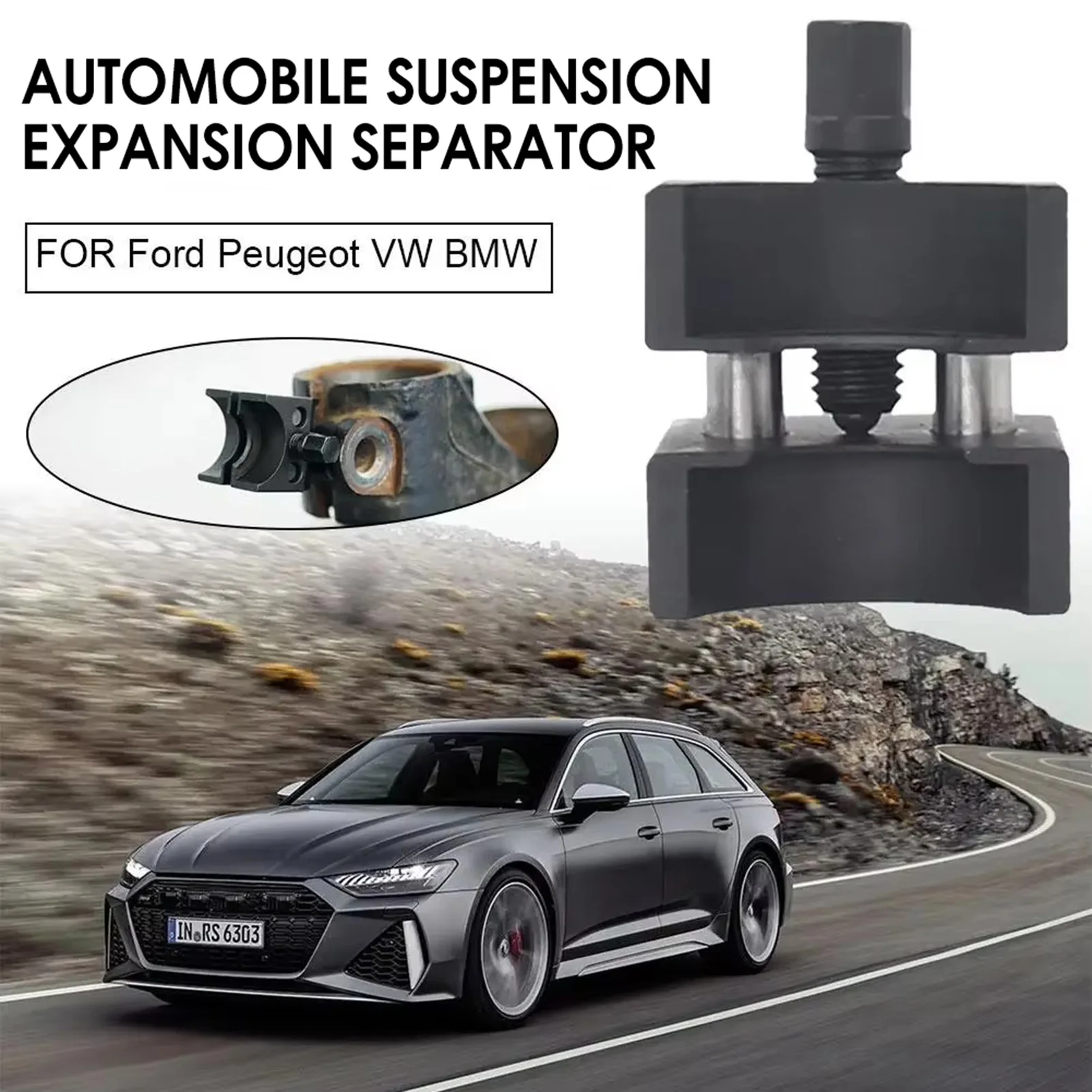 Suspension Strut Spreader Tool Universal Suspension Strut Split Hub Steering Suitable for Automotive Repair Tasks