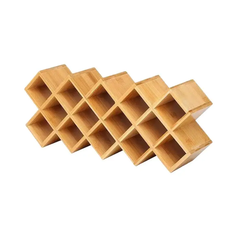 

Seasoning Rack Seasoning Shelf Holder 18 Slots Freestanding Shelf For Condiments Bottles Cans Cabinet Drawers Counter