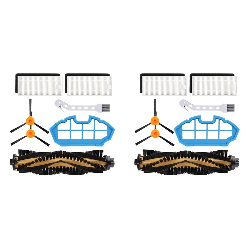 2X комплекта аксессуаров для робота-пылесоса Ecovacs Deebot N79 N79S DN622 500 N79W N79SE N79T, запасные части 2X комплекта аксессуаров для робота-пылесоса Ecovacs Deebot N79 N79S DN622 500 N79W N79SE N79T, запасные части