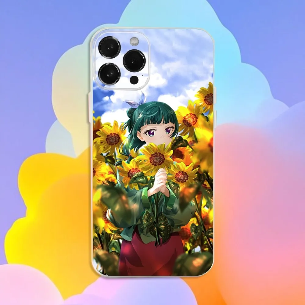 حافظة هاتف Maomao A-Apothecary D-Diaries لهاتف iPhone 16,15,14,13,12,11 Pro,Max,Plus,X,XS,XR,SE,سيليكون شفاف صغير ناعم #5