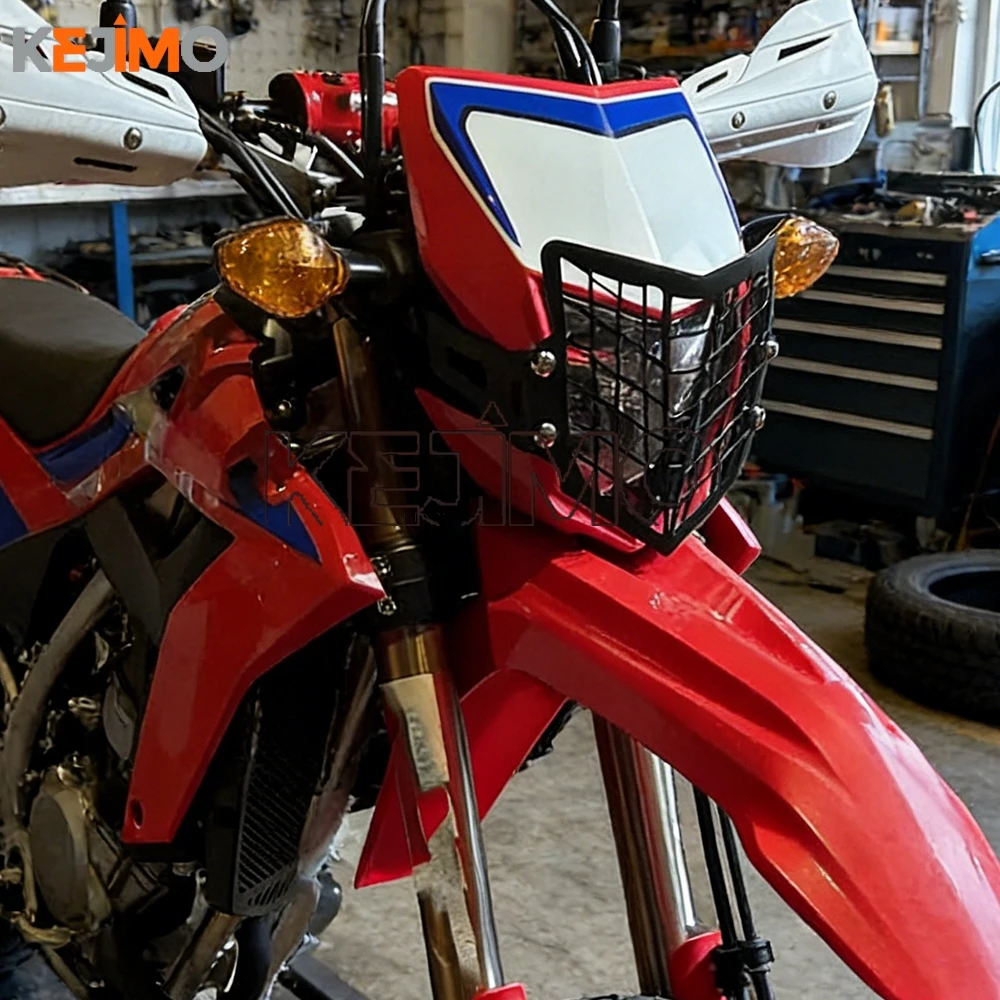 

2024 FOR HONDA CRF250L CRF250M CRF300L CRF 250 L M 300 L 2013-2023 Headlight Grille Guard Grill Light HeadLamp Cover Protector