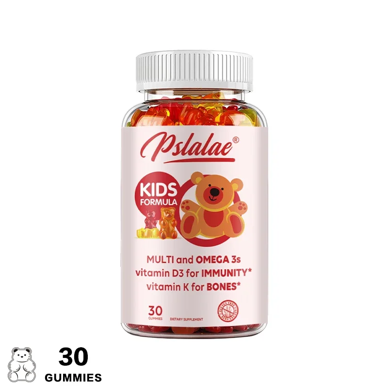 Children's Multivitamin Gummies - Boosts Immunity and Supports Brain Health - with Vitamin C, Omega-3 Fish Oil