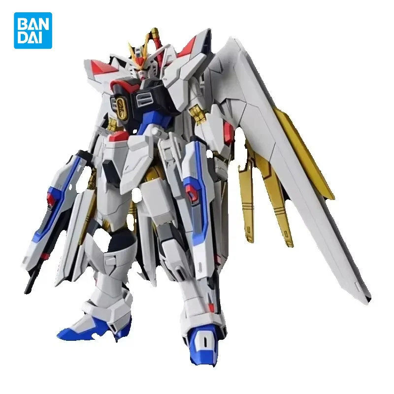 

In Stock Bandai GUNDAM HG 1/144 SEED MIGHTY STRIKE FREEDOM GUNDAM Assembly Anime Action Figure Model Toy Collection Hoilday Gift