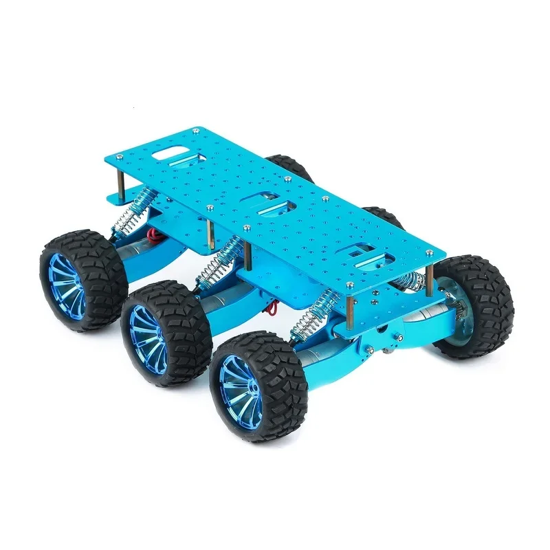 6WD Radio Remote Control Car Search & Rescue Platform Smart Chassis Off-Road Climbing for Arduino Raspberry Pie WIFI RC Crawler