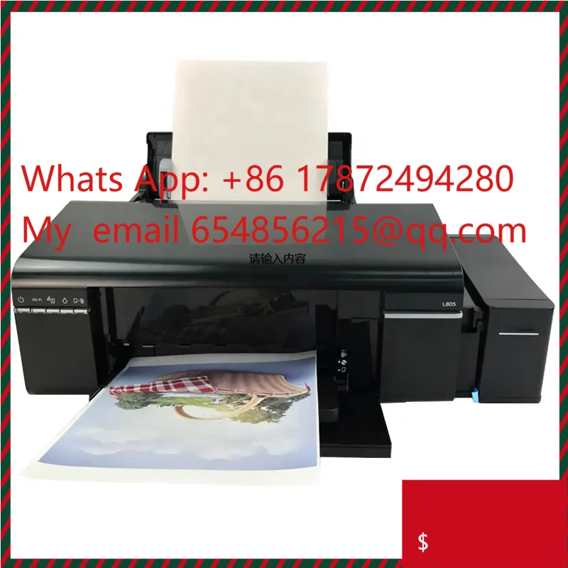Hot Selling Desktop Sublimation Printing 6 Colors Inkjet Printer for L805 Digital Printing