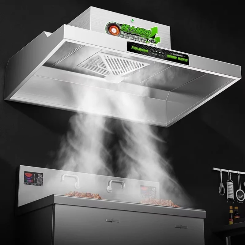 

Commercial Range Hood Large Suction and High Power Range Hood Purifier Integrated Machine