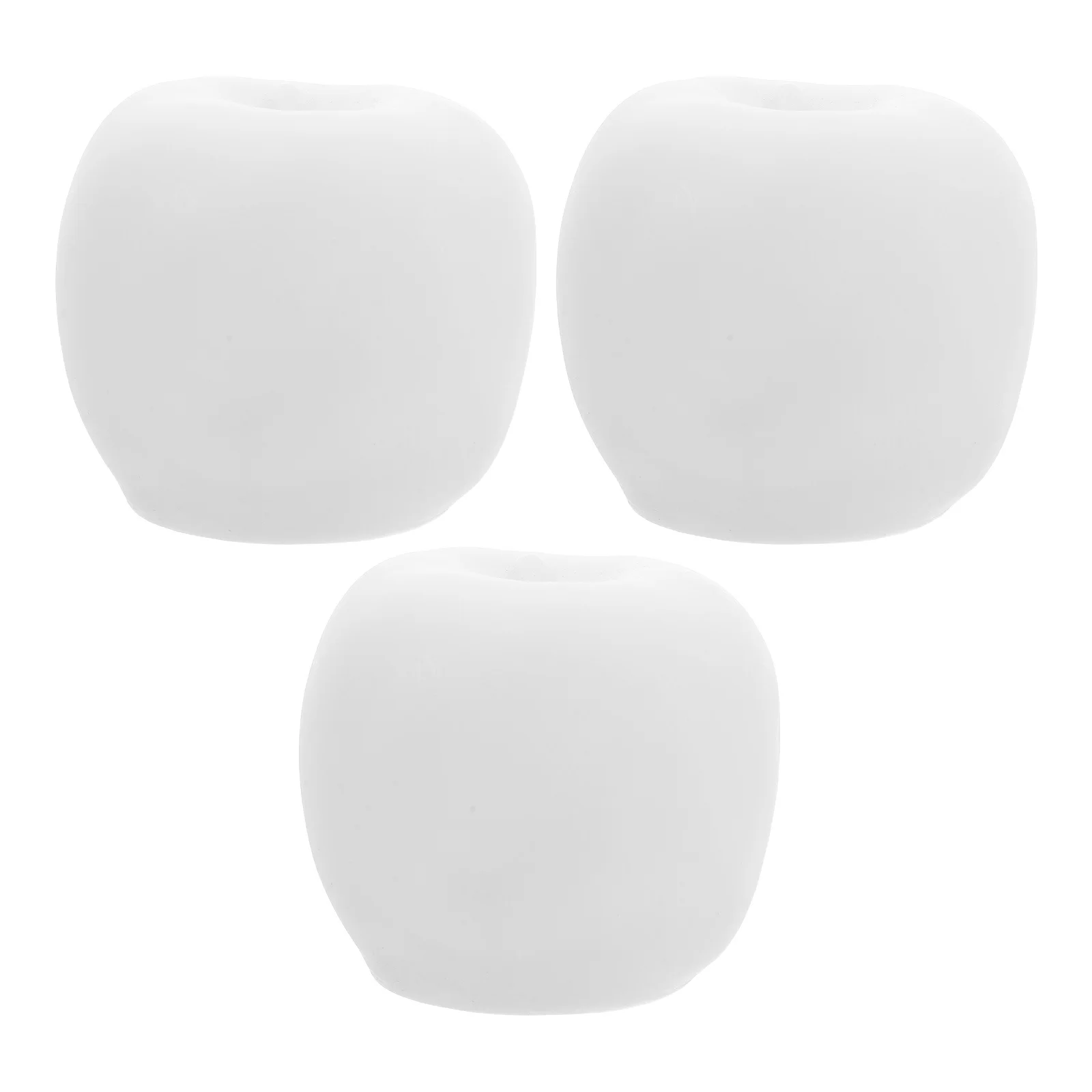 3 Pcs Glowing Apple Night Light Small Lamp for LED Color Changing Fruit