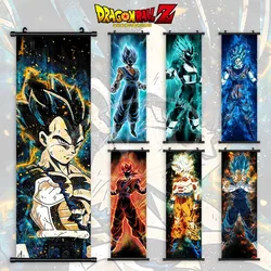 Dragon Ball Z anime Super Saiyan Goku poster HD hanging scroll painting room bedroom decoration painting hanging painting