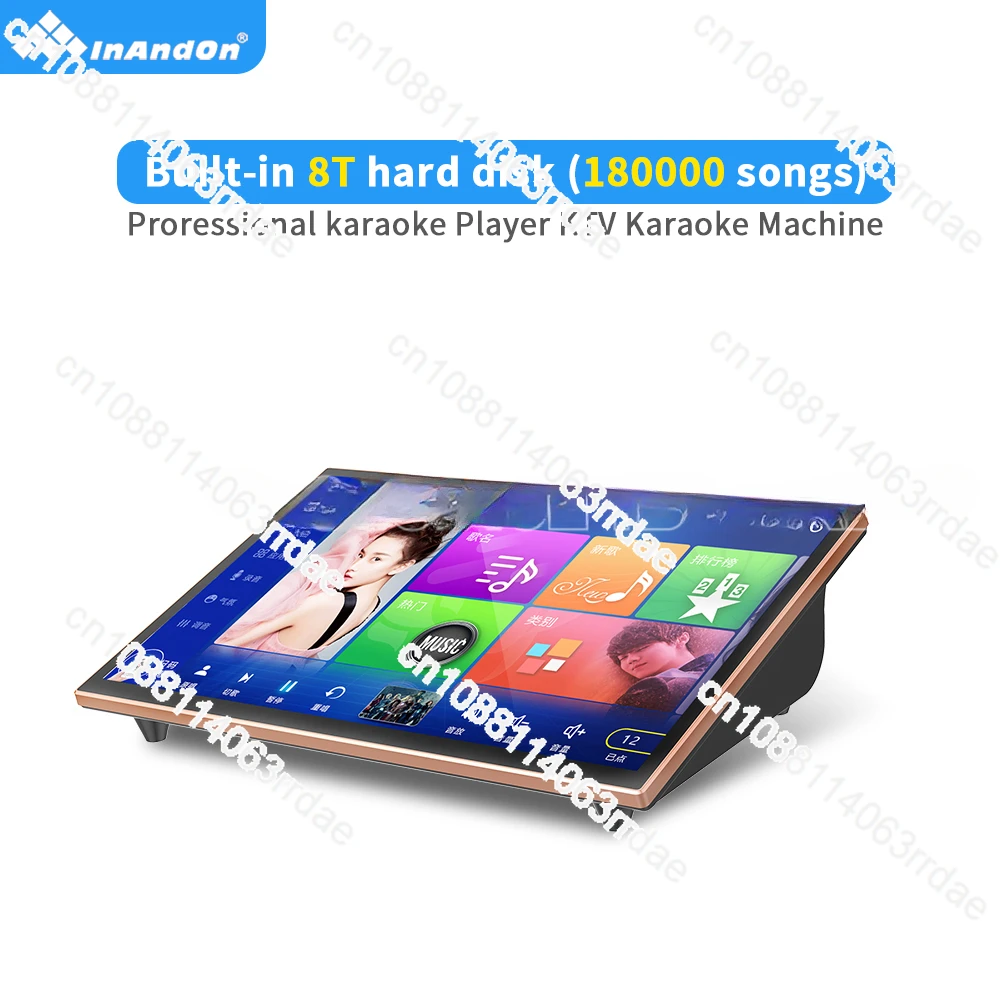 Karaoke System 18.5-inch New Design Touch Screen Phone Song Karaoke Player Karaoke Machine 500G/1T/2T/3T/4T/6T/8T