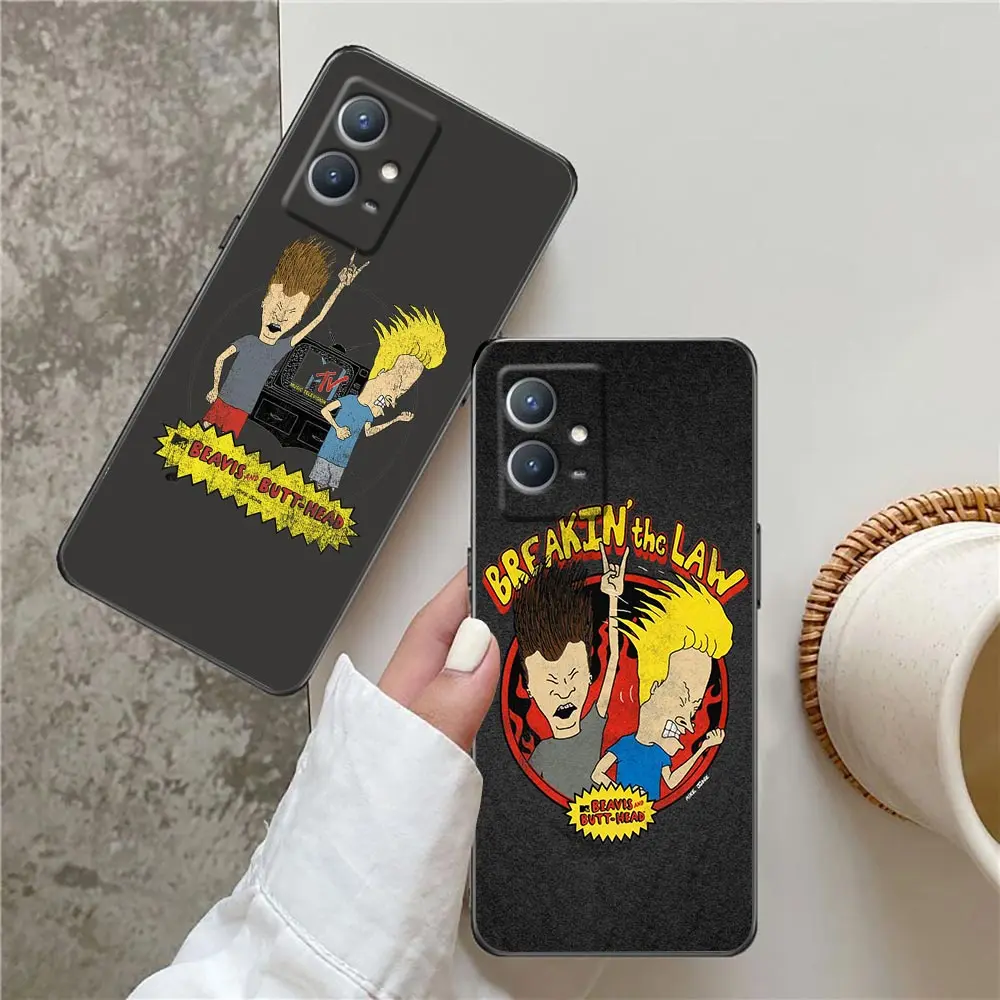 Cartoon Beavis And Butthead Funda Case For VIVO Y97 Y85 Y83 Y78 Y77 Y76 Y75 Y72 Y67 Y55 Y53 Y52 Y52S Y51 Y51S Y50 Y35 Y20 Case