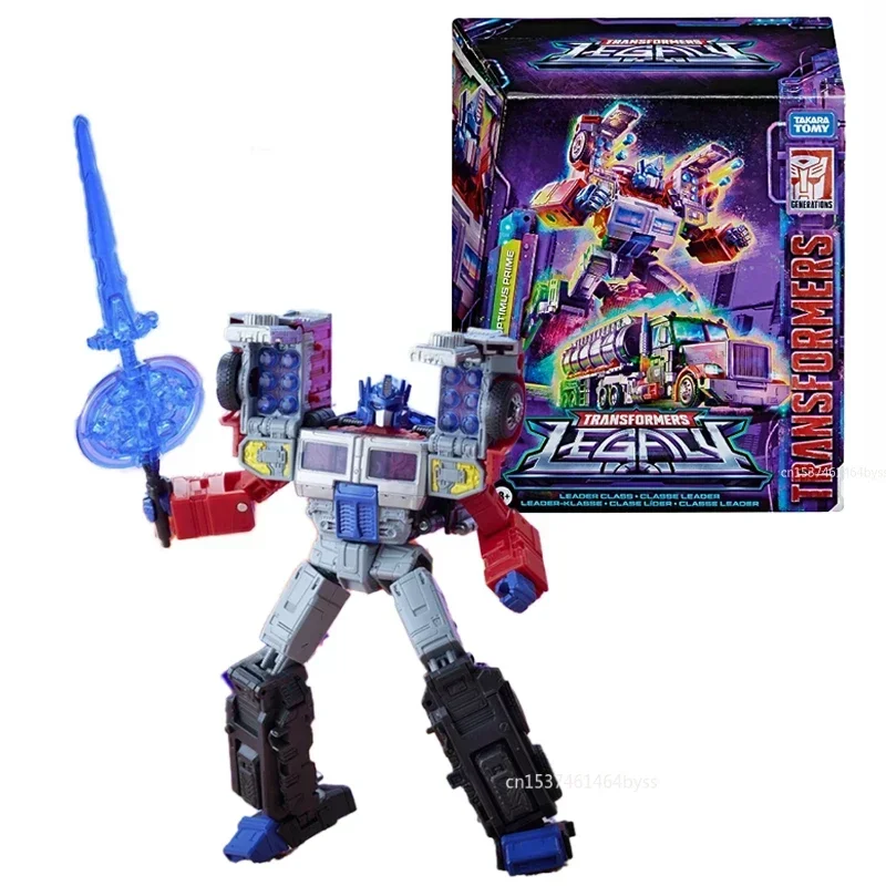 Takara Tomy Hasbro Transformers Legacy Laser Optimus Prime G2 Collection Action Figure Robot Ornaments Figure Toys Birthday Gift