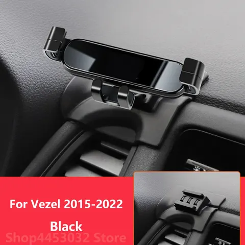 Автомобильный держатель для Honda Vezel 2022-2015, кронштейн для крепления, вращающийся держатель для GPS, аксессуары, 3 цвета