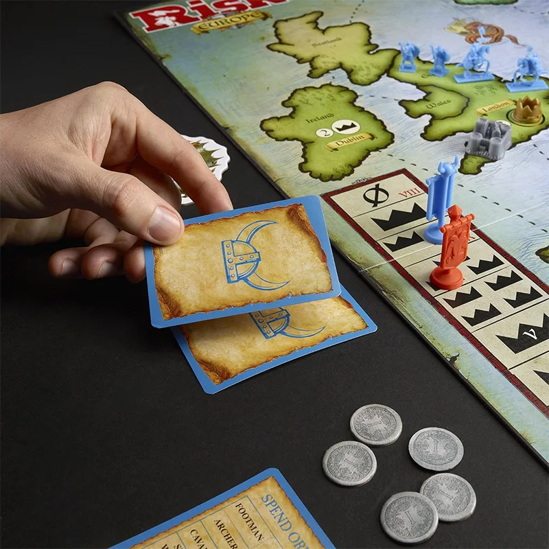 Risk Europe Game - Strategic Conquest Board Game for Family Fun - 2 to 4 Players | Ages 10+