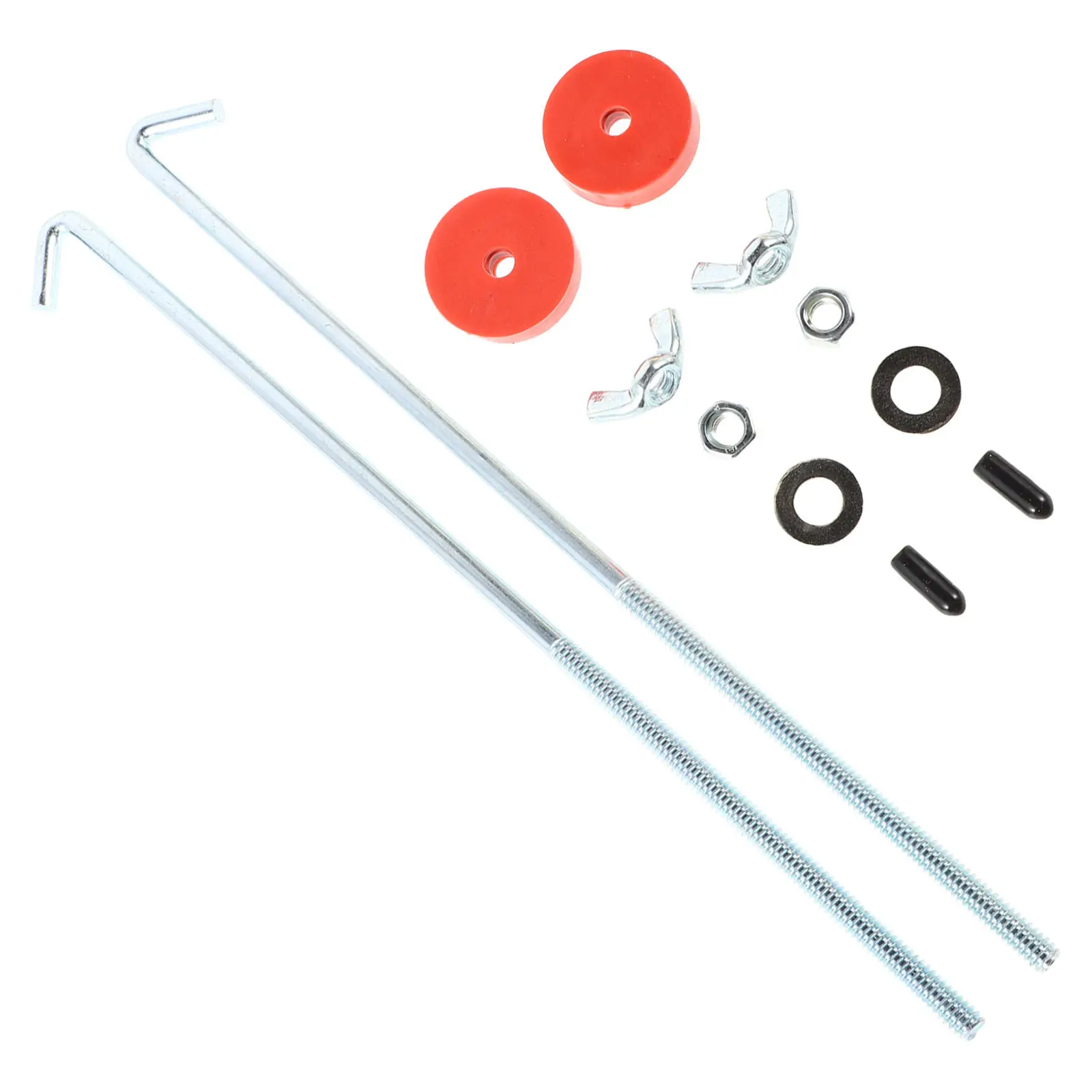 

Комплект из 2 крепежных кронштейнов для автомобиля, металлические болтовые фиксаторы, набор для надежной фиксации автомобильных деталей