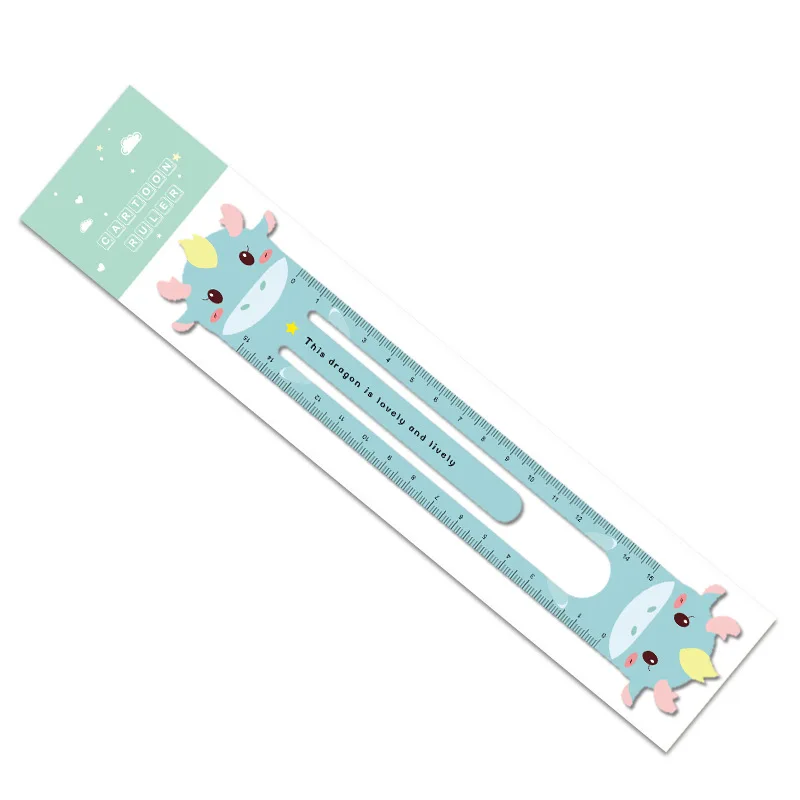 15cm Cute Animal Straight Ruler Kawaii Bookmarks Stationery Cartoon Drawing Gift Korean Office School Measuring
