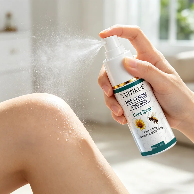 YUITIKUE Bee Venom Joint Skin Care Spray Natural Extract Soothe Stiff Sore Joint Easy Absorb Body Joint Relief Spray