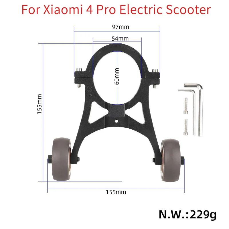 

Inverted Folding Stand For Xiaomi 4 Pro Electric Scooter Handstand Parking Bracket Auxiliary Small Wheel Accessories