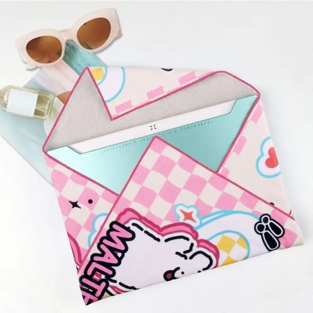 Cartoon Self-adhesive Camera Storage Bag Wrapping Cloth Anti Scratch Camera Protective Wrap Cloth Soft Portable Magic Makeup Bag