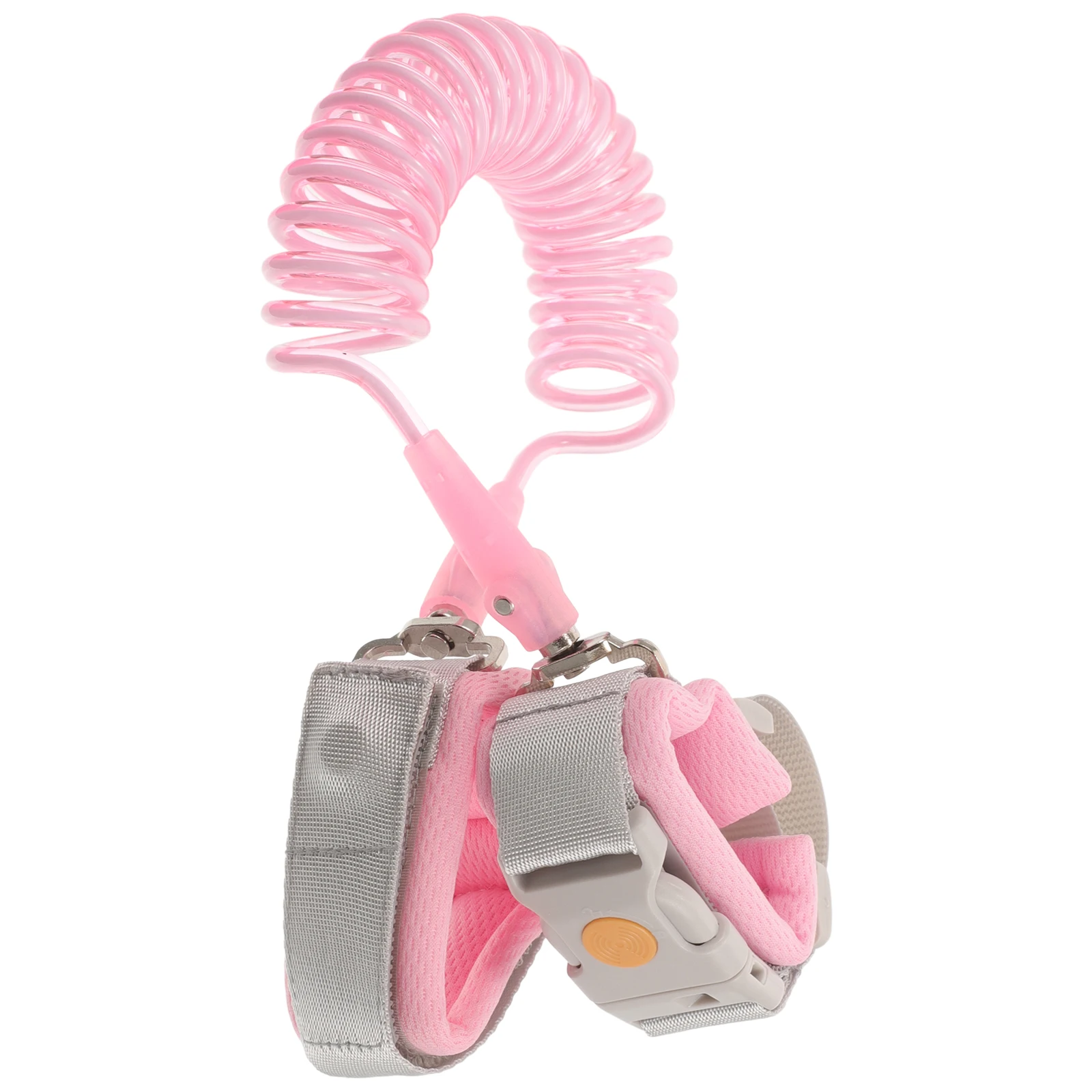 

Toddler Anti-lost Belt Baby Harness Leashes Learning Walk Rope Infant Safety Travel Walking Pink 2m Stainless Steel