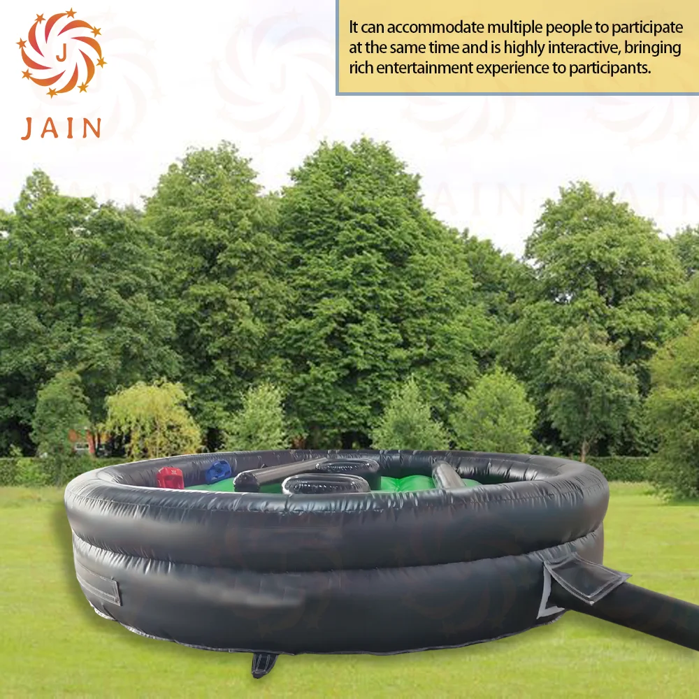 Adult Kids Pedestal Inflatable Gladiator Game Inflatable Jousting Arena PVC Fighting Arena For Outdoor Interactive Challenge