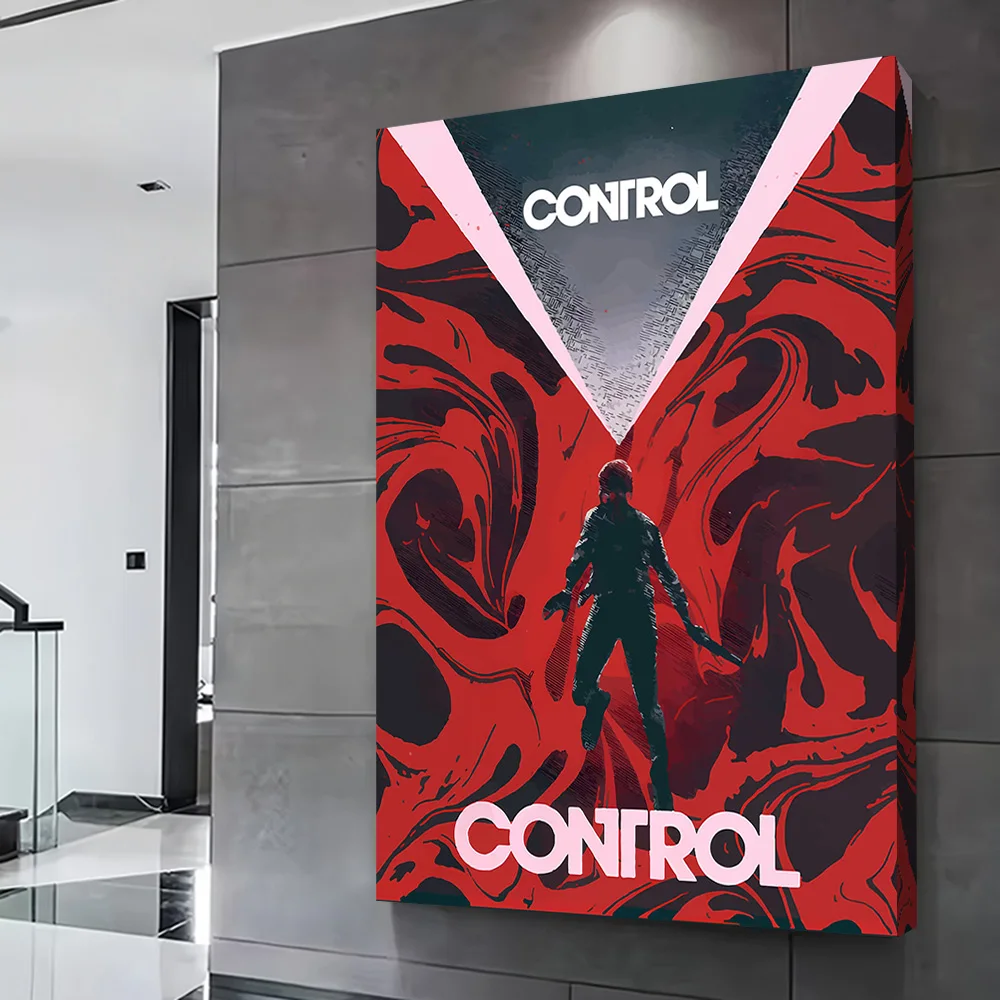 Control Game Poster Customizable Printed Canvas Painting for Pictures Wall Art Luxury Decoration Decorative Picture Home Decor