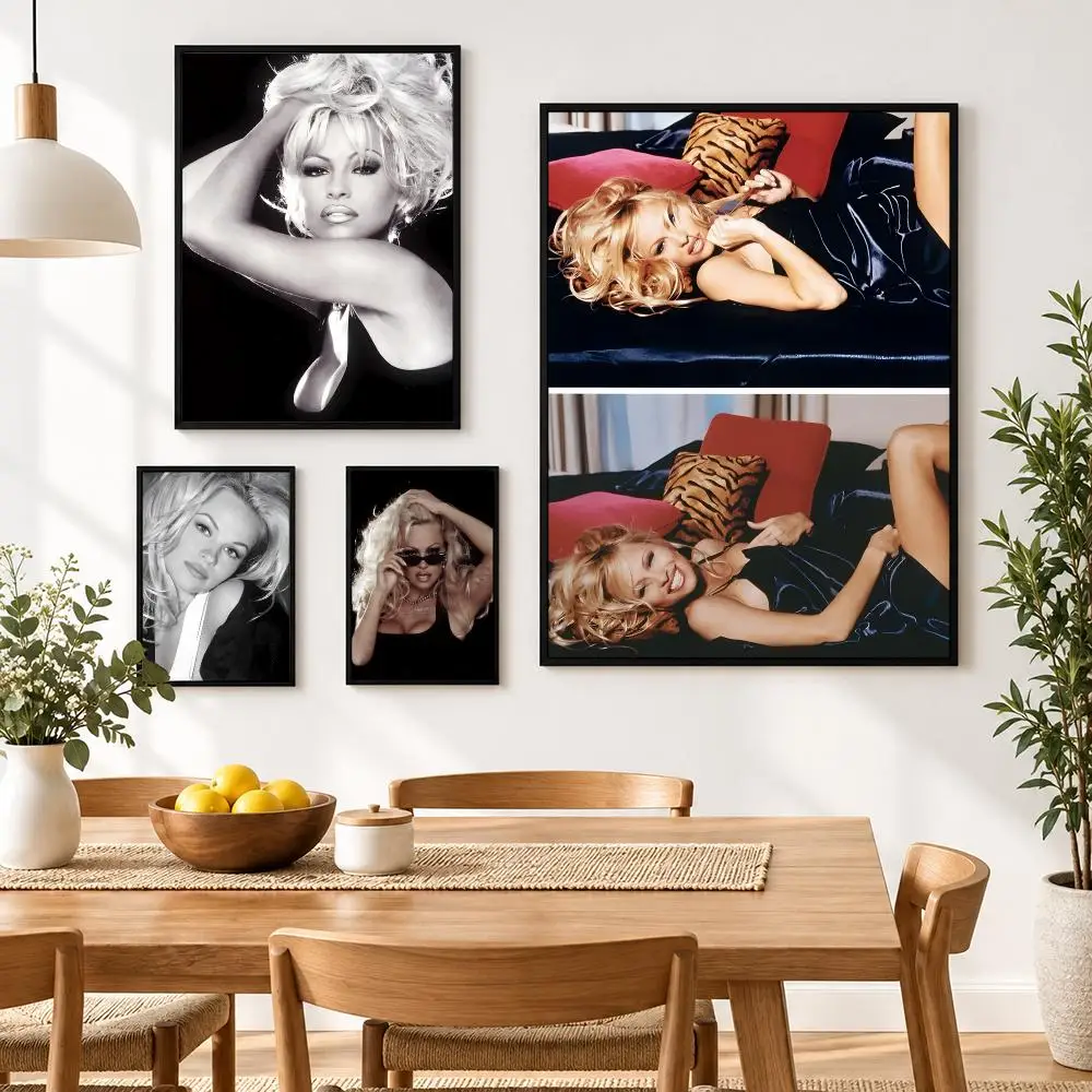 Pam Anderson Poster Waterproof HD Modern Peel And Stick Wall Decor Living Room Dorm Garage