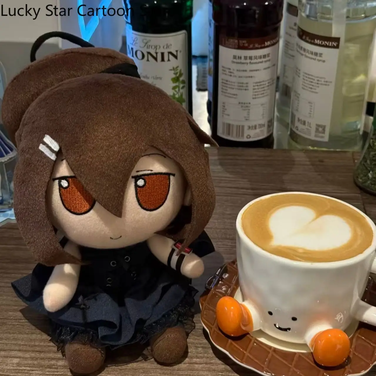 

Милая аниме-фигурка Минаками Юки в сидячей позе, мультяшная фигурка-идол, мягкая плюшевая игрушка для косплея, подарок на день рождения, 20 см, аниме