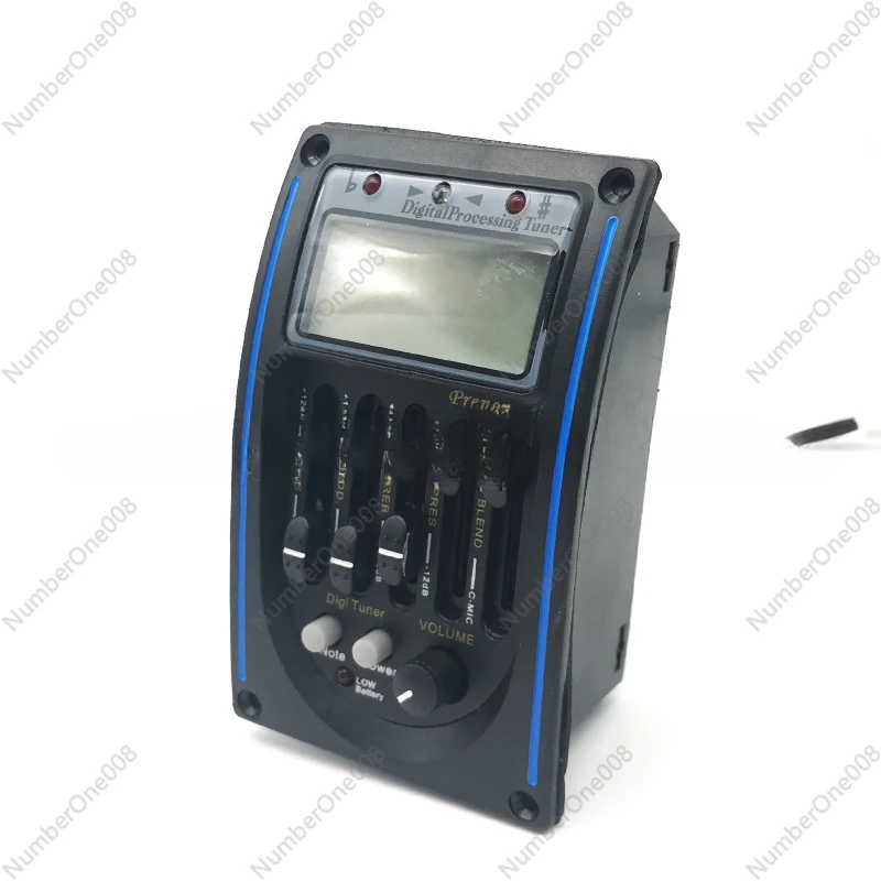 5-pasmowy przetwornik LC-PM LC-5 Gitara akustyczna EQ Przetwornik piezoelektryczny z tunerem mikrofonowym
