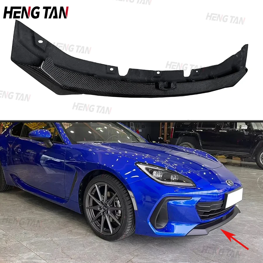 

Carbon Fiber Car Front Bumper Splitter Front Lip Chin Spoiler Diffuser Parts For Toyota GR86 Subaru BRZ 2019+ Upgrade Body kit