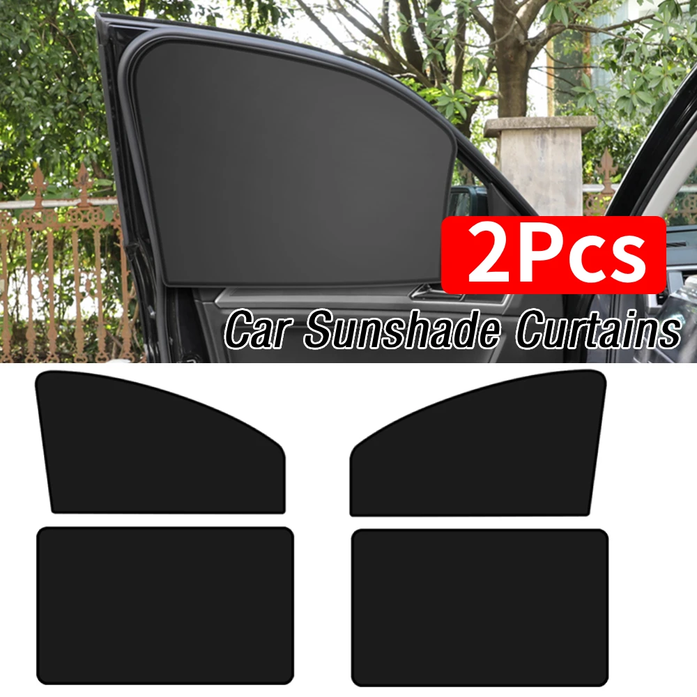 

Car Sunshade Curtains Summer Protection Window Magnetic Suction Sunshade Side Window Cover Sun Visor Front Rear Auto Accessories