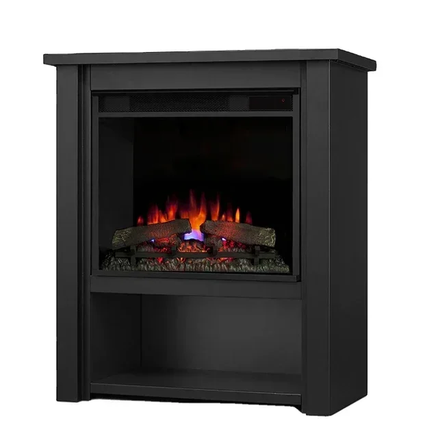 23 بوصة ديكور أسود لهب حامل تلفاز الديكور المواقد مع مدفأة كهربائية سخان كهربائي رفوف الموقد الحديثة