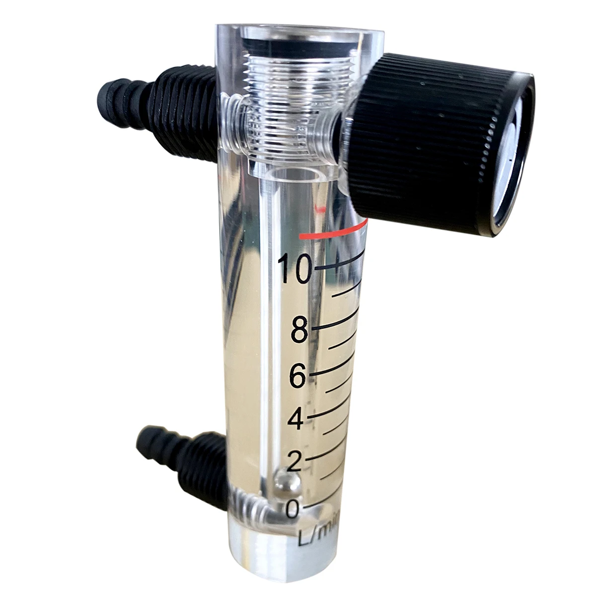 

KSOP10-10 portable acrylic high pressure air medical flow meter for 10L oxygen concentrator