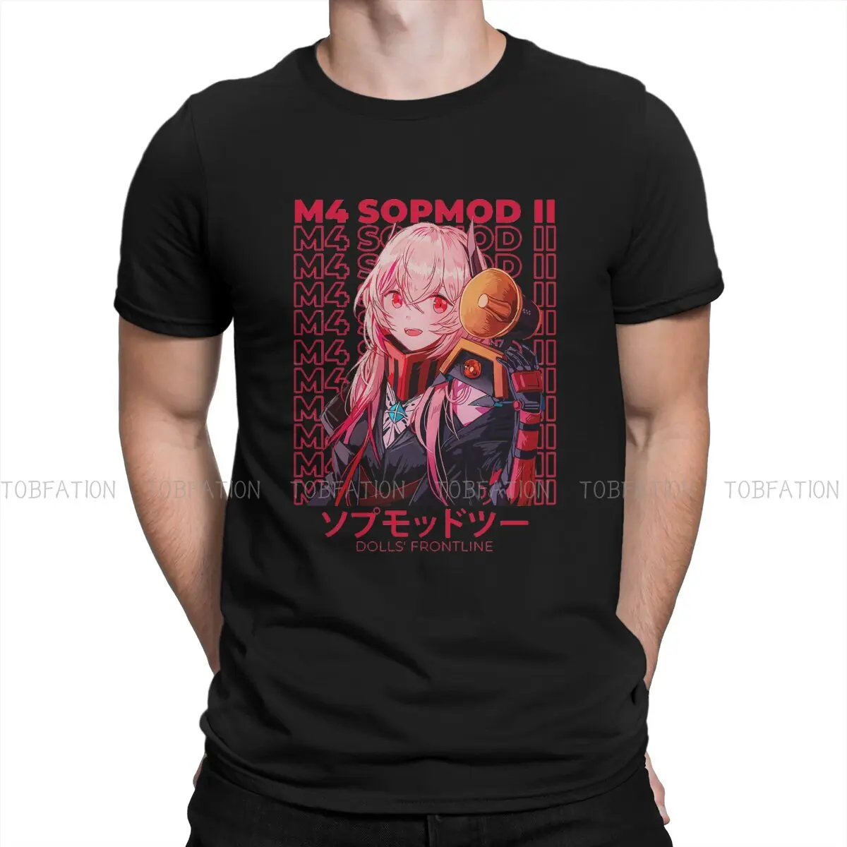 Girls Frontline M3 A hHit Game Original TShirts Dolls Print Homme T Shirt New Trend Clothing 6XL