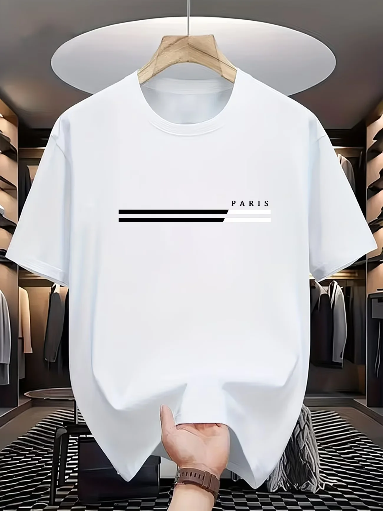 2026 Men's Short Sleeve Hardcore | Men's Round Neck T-Shirt | Multi-color Options with Trendy Designs, featuring a modern image 4