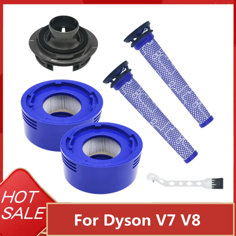 Motor Back Cover Post Filter Replacement Parts for Dyson V7 V8 Trigger Cordless Vacuum Cleaner Accessories Spare Parts