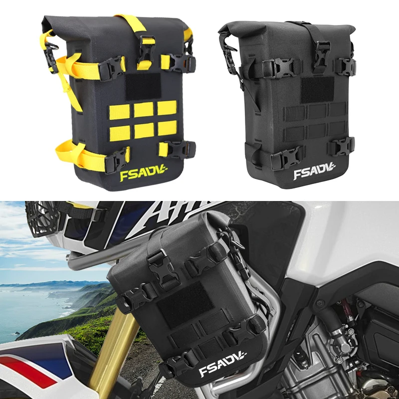 

For Honda CRF1000L Frame Crash Bars Waterproof Bag Repair Tool Placement Bag CRF1100L CRF Africa Twin CRF 1100L ADV Motorcycle
