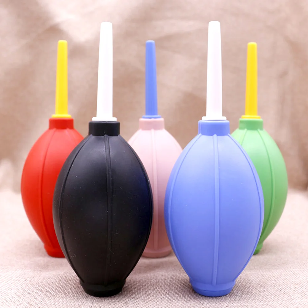 5 Pcs Air Blower Cleaner Tools Air Pump Cleaner Dust Blower for Camera Computer Lens(Random Color)