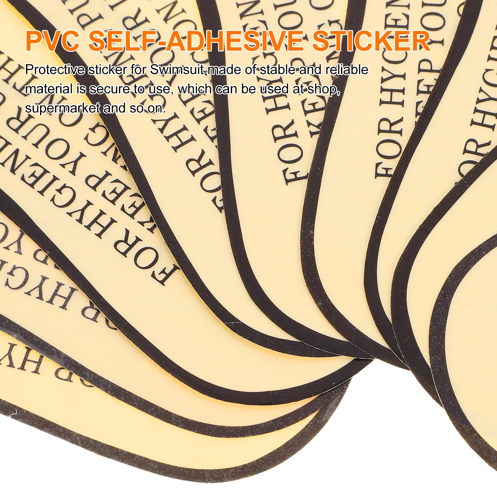 30 Pcs Swimsuit Sanitary Patch Protective Labels for Panties Adhesive Sticker Design Strong Adhesion