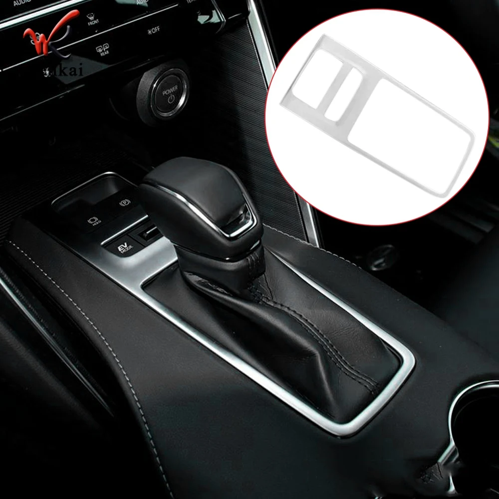 ABS Console Central de Engrenagem Deslocamento Tampa Do Painel, Matt Prata Guarnição Quadro, Car Styling para Toyota Harrier Venza 2020
